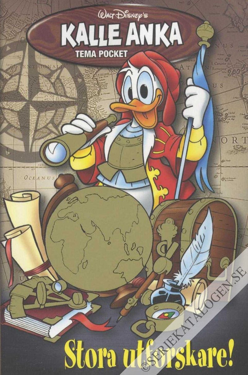 Framsida på Kalle Ankas pocket special Kalle Anka Tema Pocket - Stora utforskare! (2020)