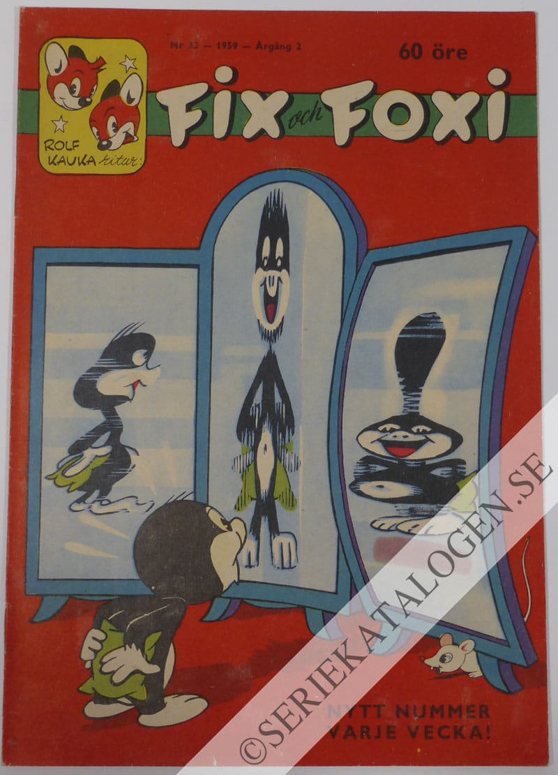 Framsida på Fix och Foxi #33 (1959)