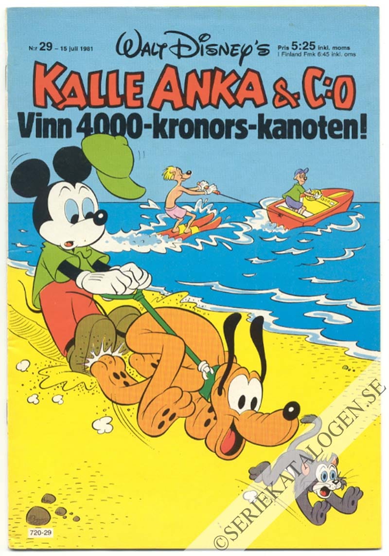 Framsida på Kalle Anka & C:o #29 (1981)