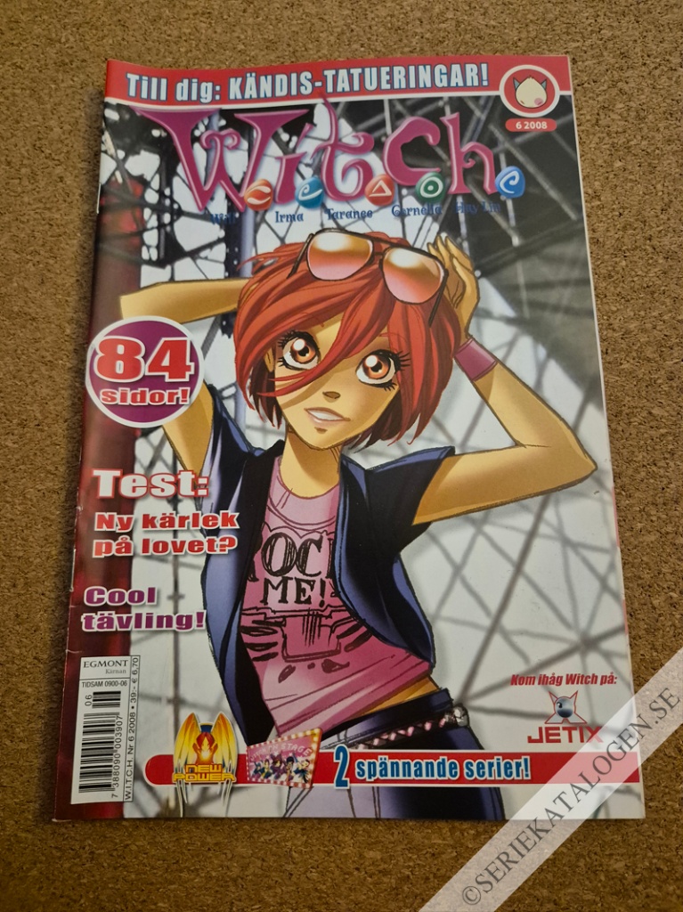 Framsida på W.i.t.c.h. #6 (2008)