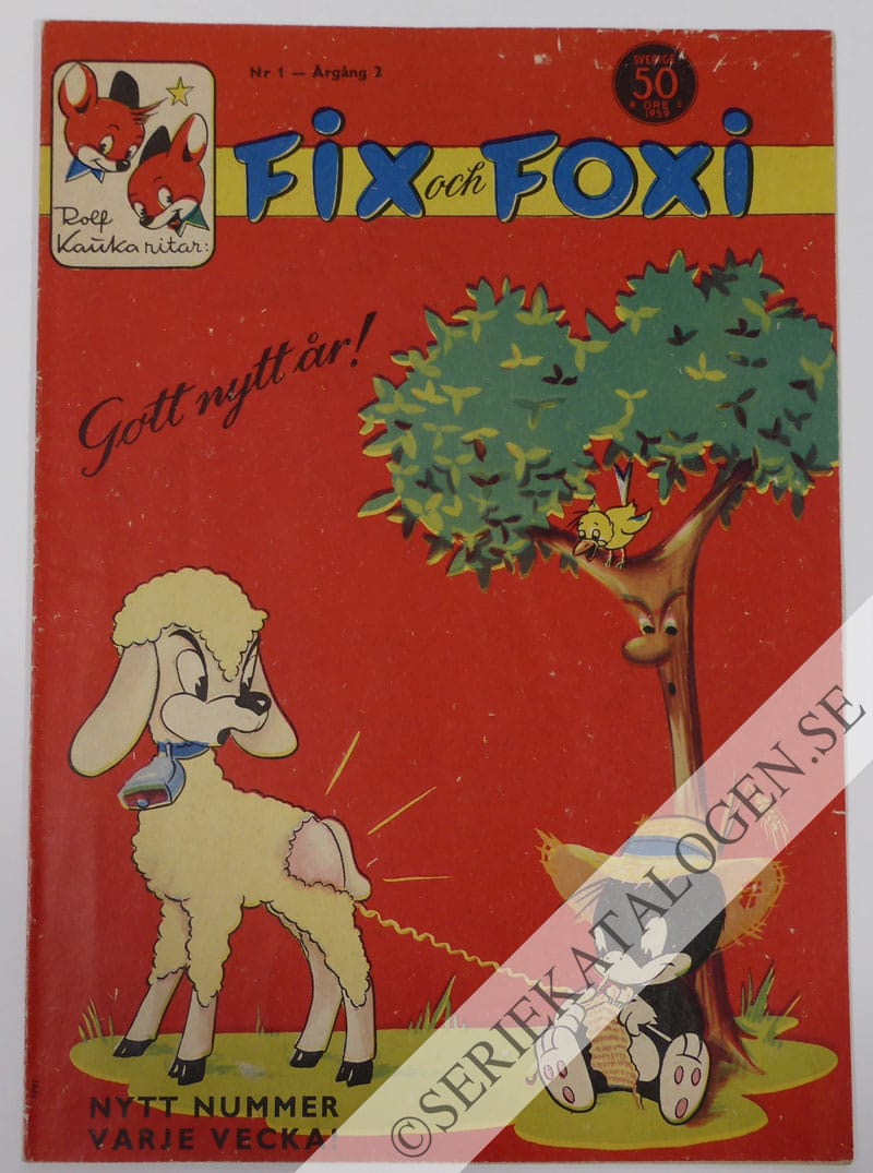 Framsida på Fix och Foxi #1 (1959)