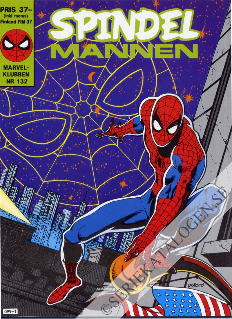 Framsida på Spindelmannens årsalbum # (1989)