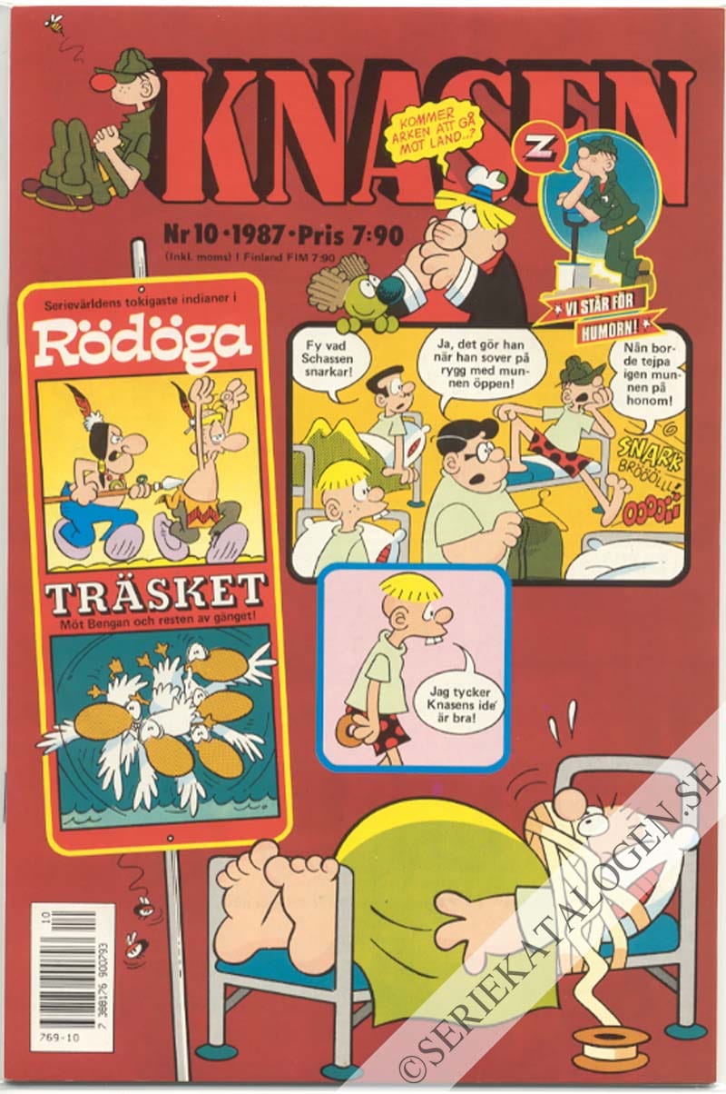 Framsida på Knasen #10 (1987)