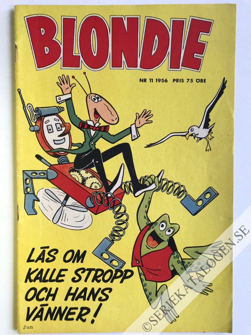 Framsida på Blondie #11 (1956)