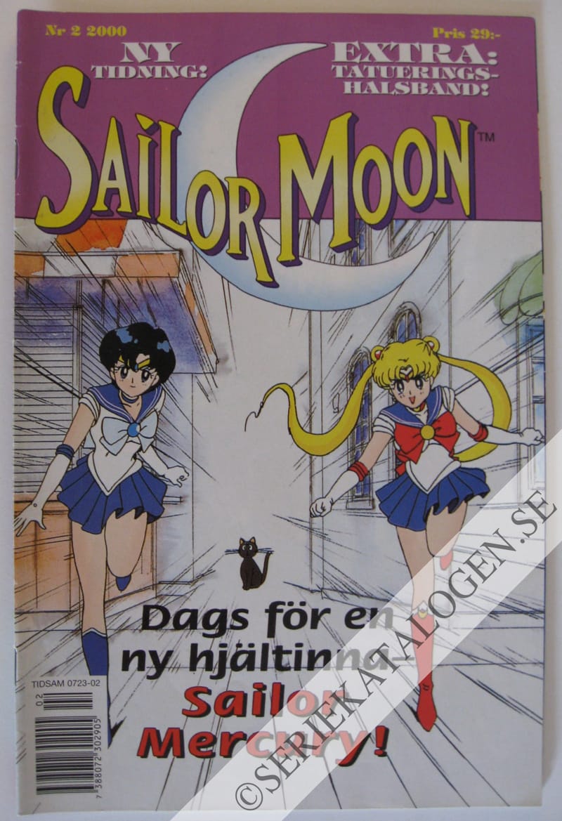Framsida på Sailor Moon #2 - Sailor Mercury! (2000)