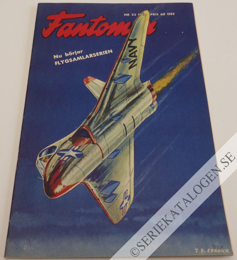 Framsida på Fantomen #23 (1956)