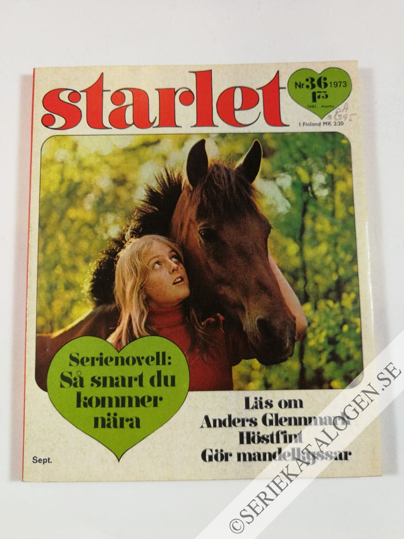 Framsida på Starlet #36 (1973)