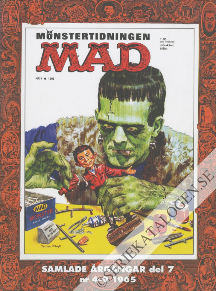Framsida på MAD - Samlade årgångar Del7 (2019)