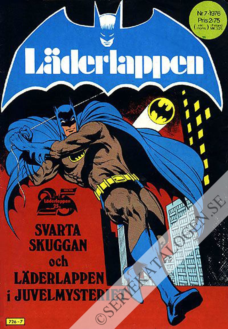 Framsida på Läderlappen och Robin #7 (1976)