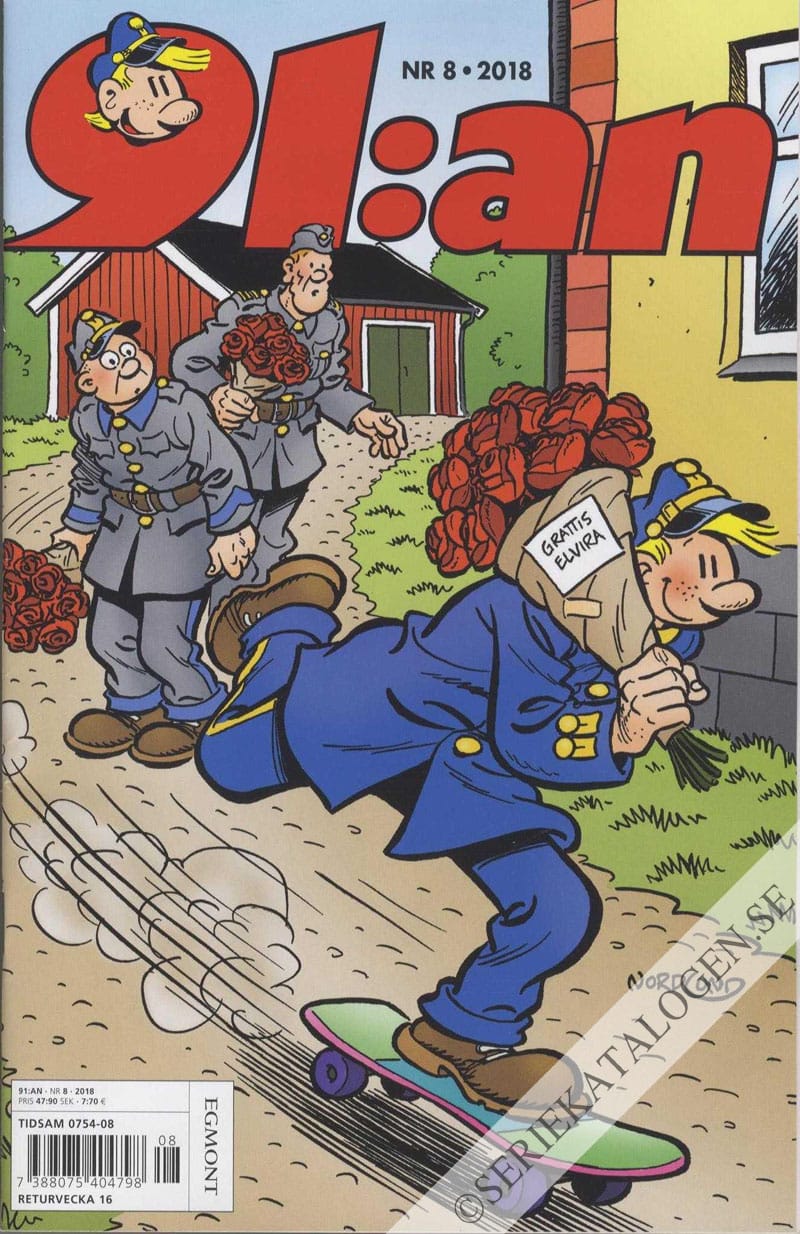 Framsida på 91:an #8 (2018)