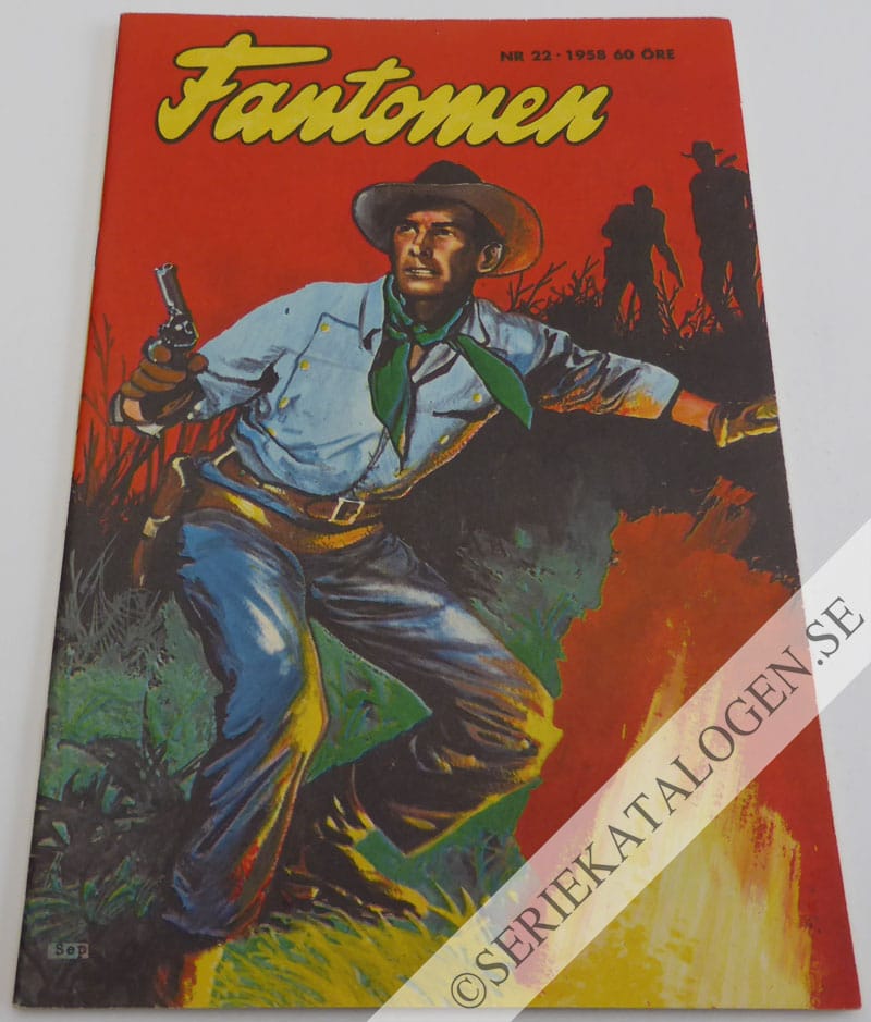 Framsida på Fantomen #22 (1958)