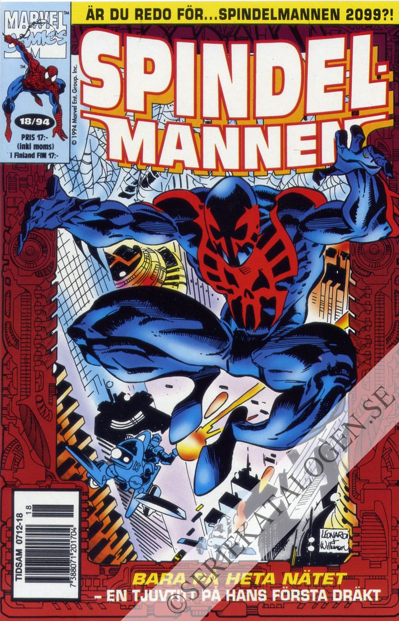 Framsida på Spindelmannen #18 (1994)