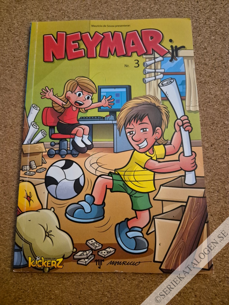 Framsida på Mauricio de Sousa presenterar Neymar jr. #3 (2015)