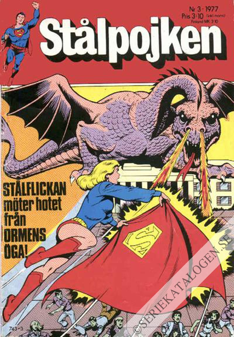 Framsida på Stålpojken #3 (1977)
