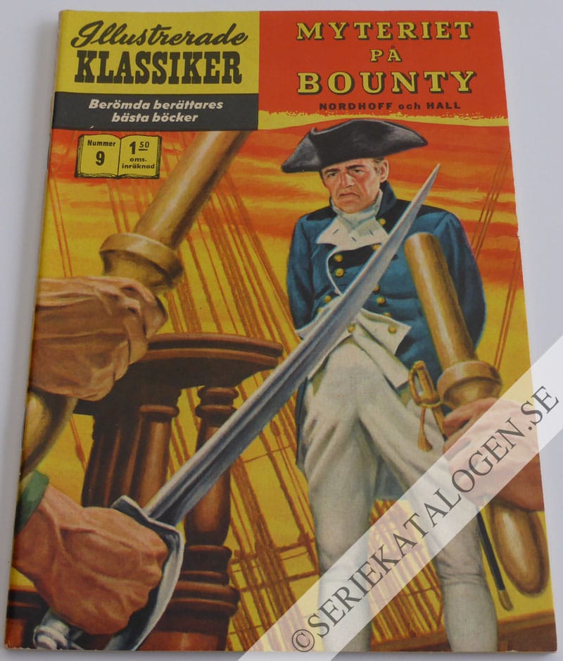 Framsida på Myteriet på Bounty (1969)