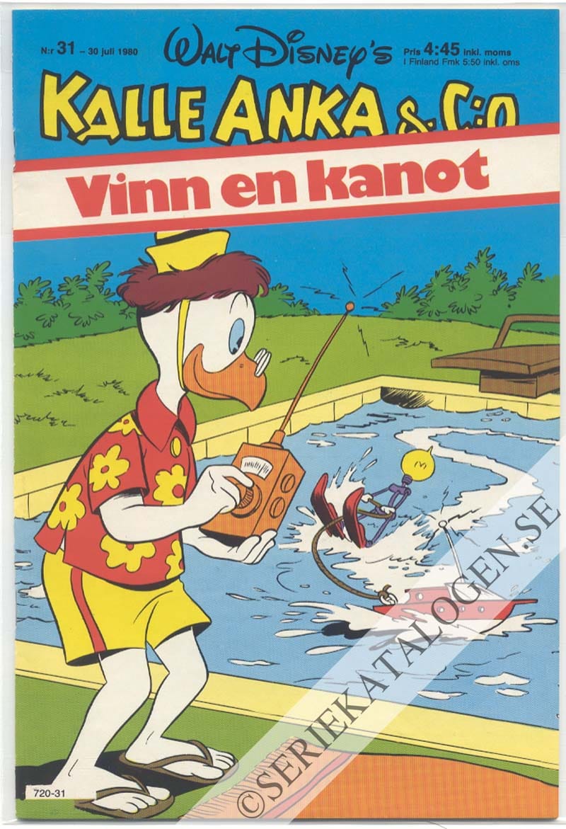 Framsida på Kalle Anka & C:o #31 (1980)