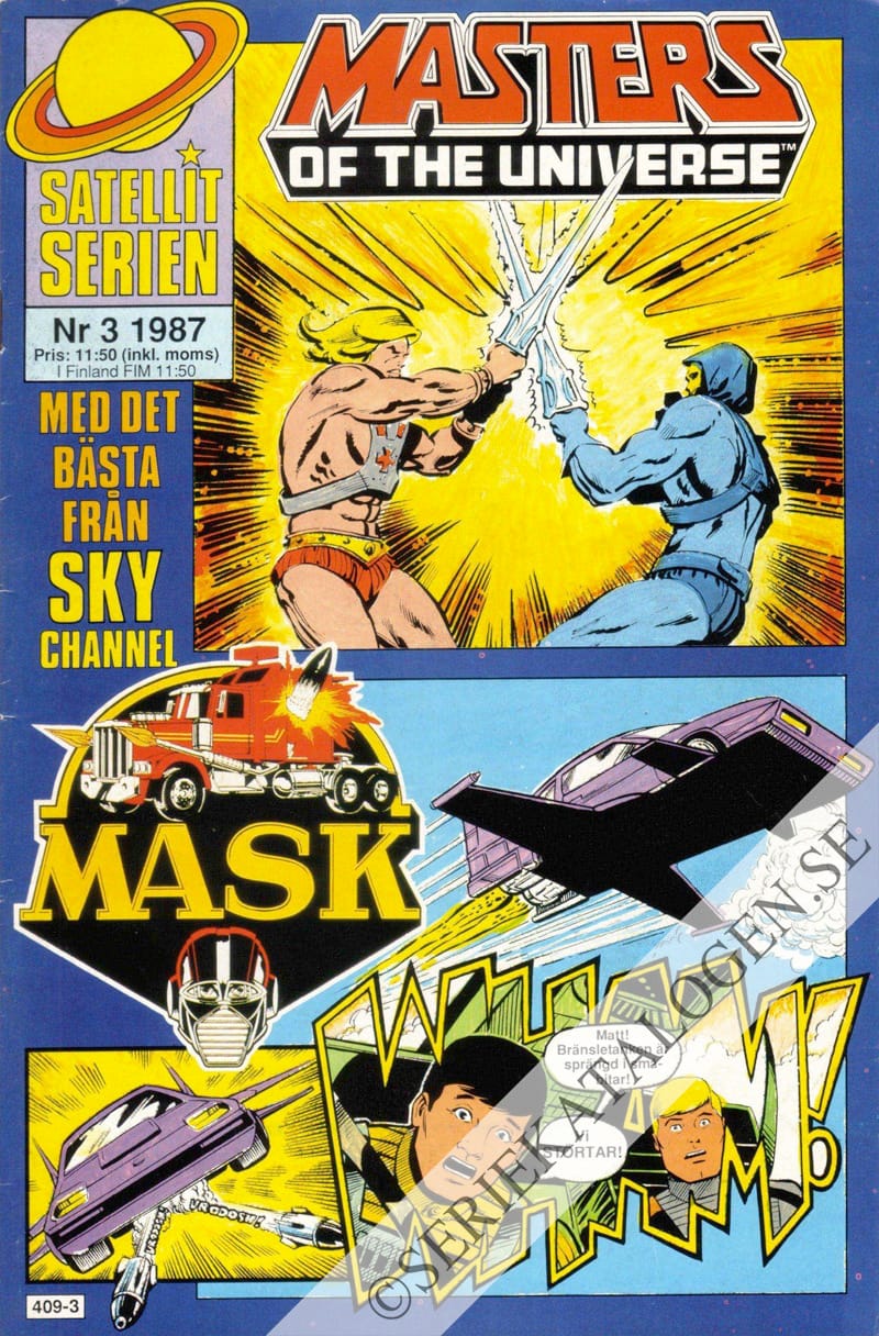 Framsida på Satellitserien #3 (1987)