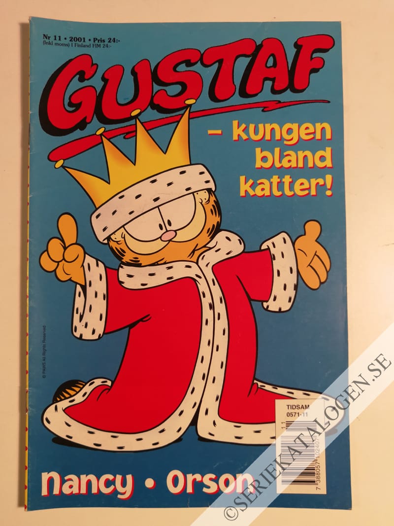 Framsida på Gustaf #11 (2001)