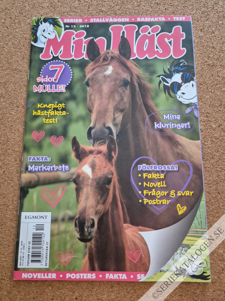 Framsida på Min häst #12 (2018)