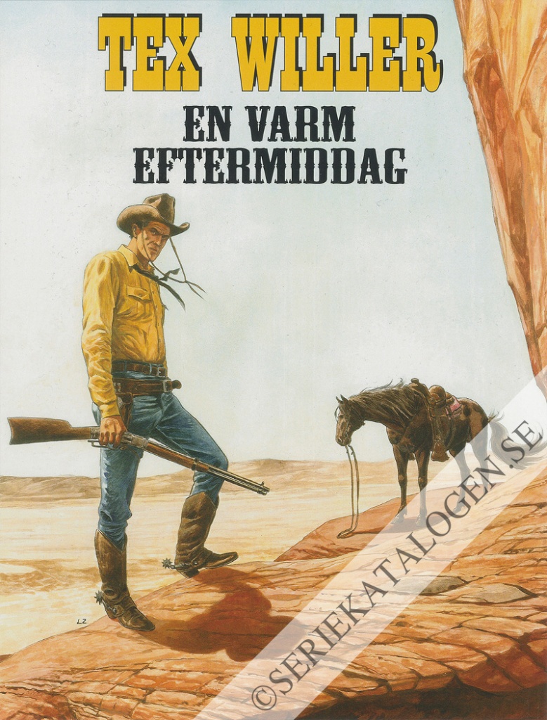 Framsida på Tex Willer En varm eftermiddag (2023)