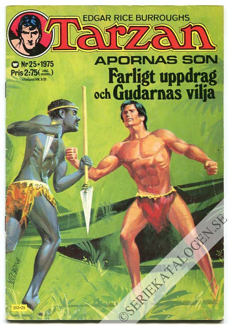 Framsida på Tarzan #25 (1975)