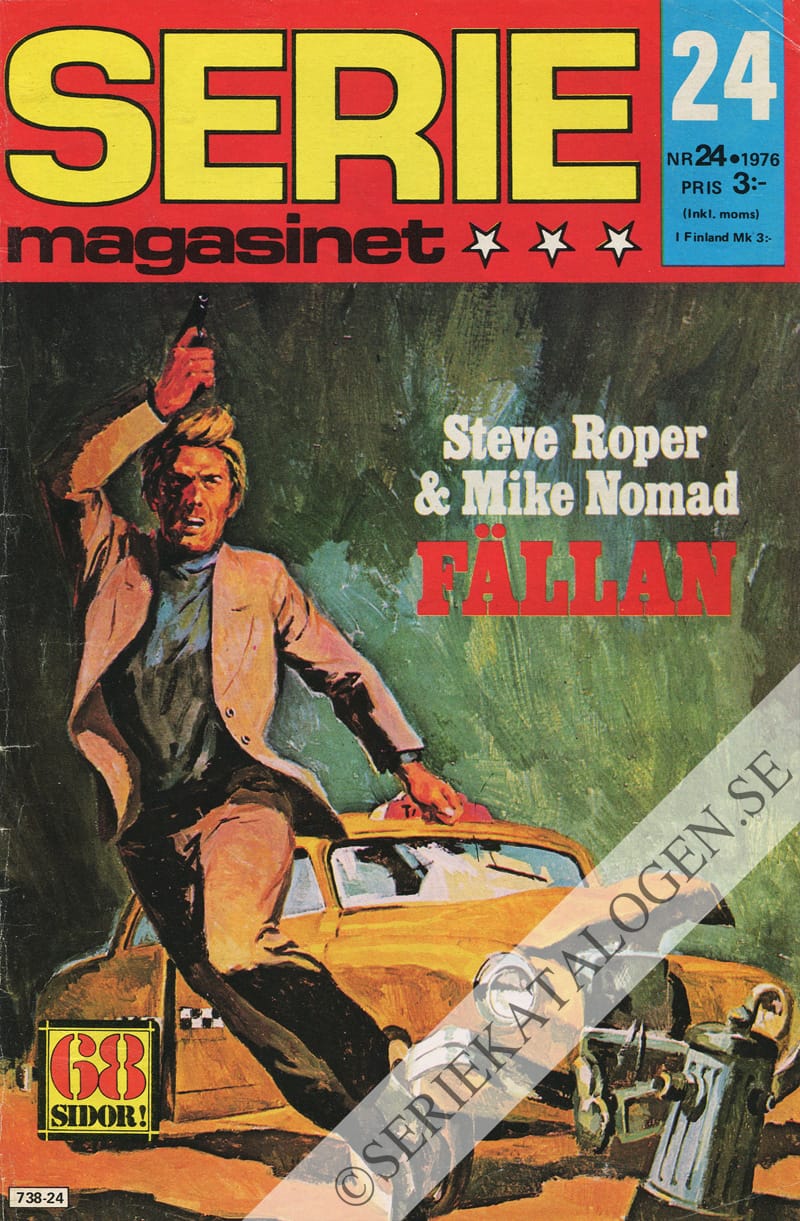 Framsida på Seriemagasinet #24 (1976)