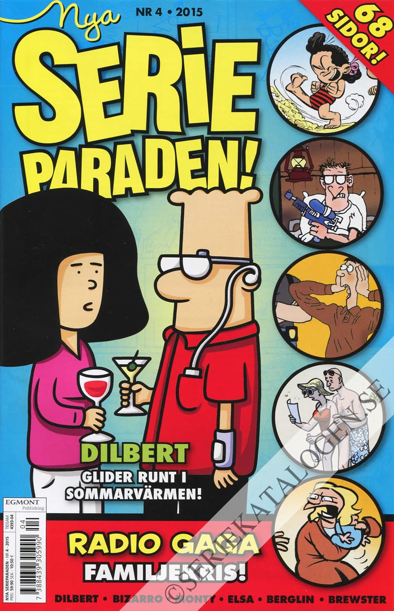 Framsida på Nya Serieparaden #4 (2015)