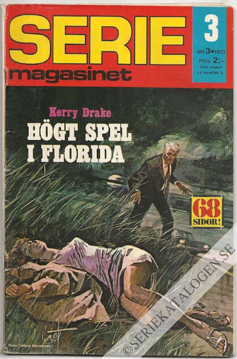 Framsida på Seriemagasinet #3 (1973)