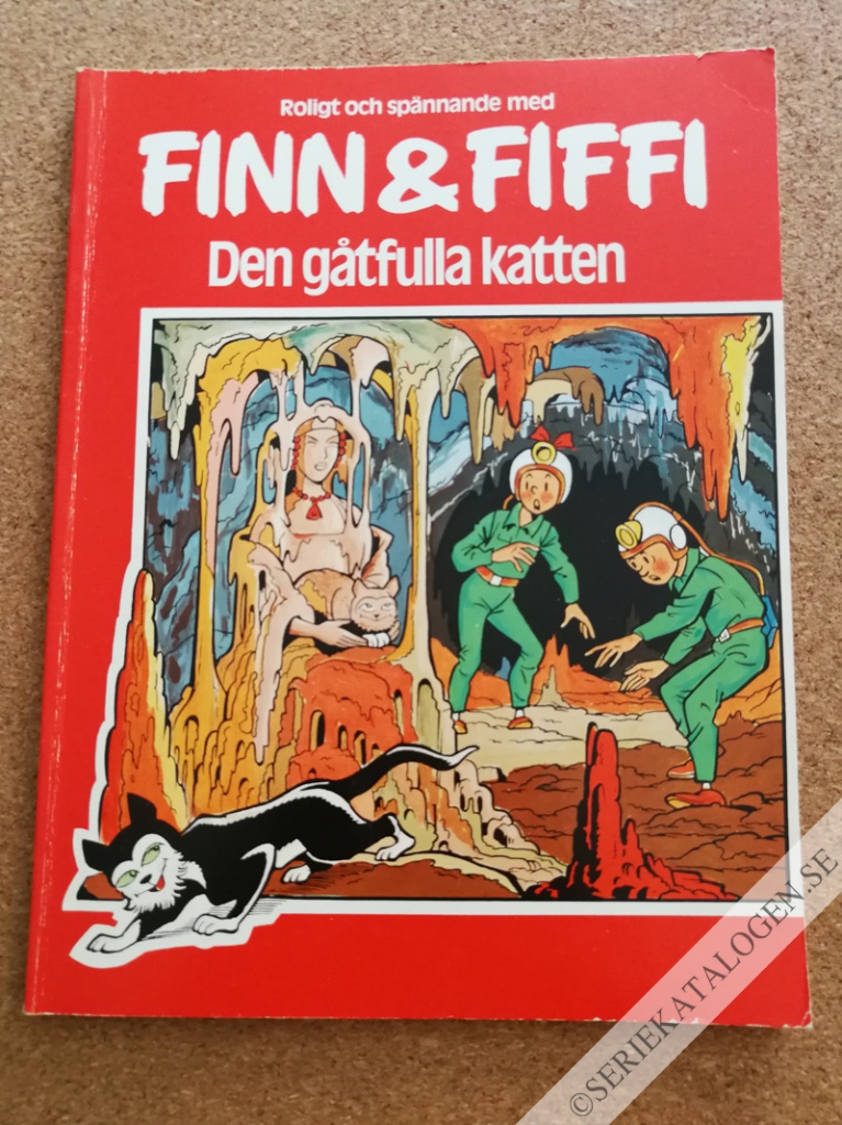 Framsida på Finn & Fiffi Den gåtfulla katten (1979)