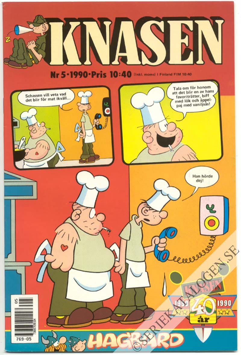 Framsida på Knasen #5 (1990)