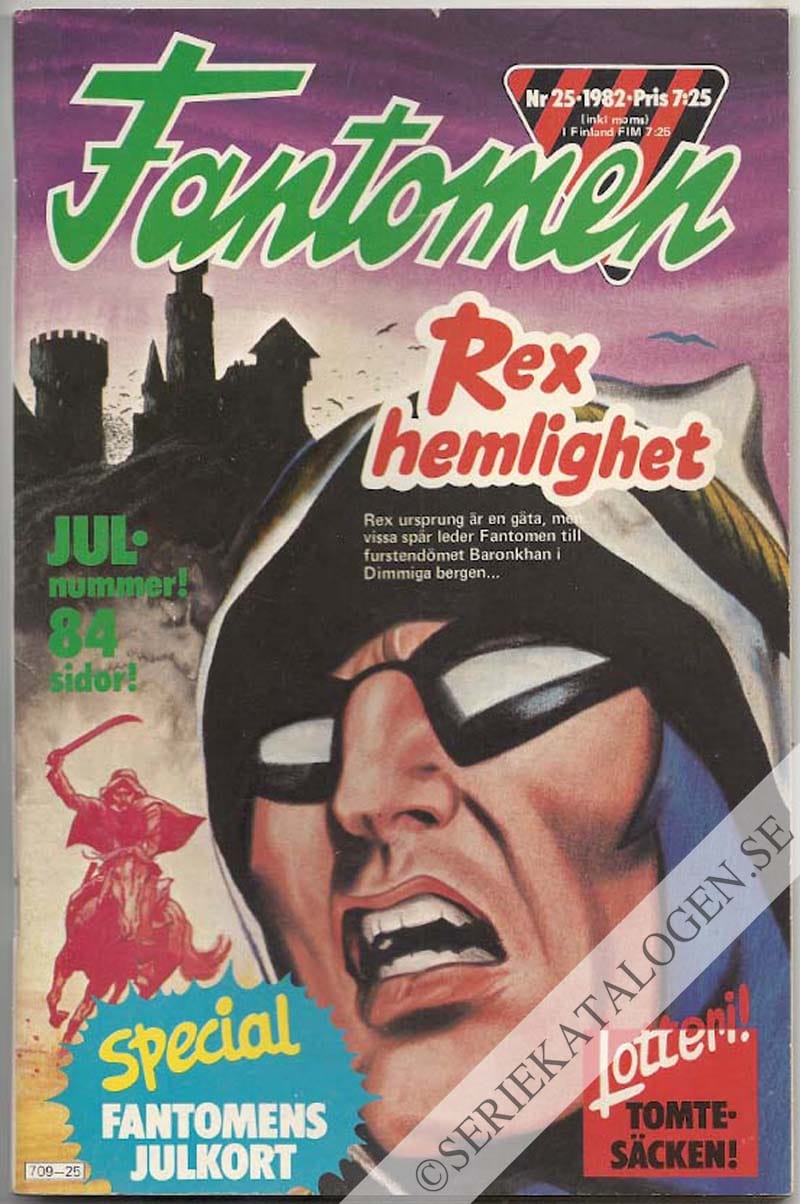 Framsida på Fantomen #25 (1982)