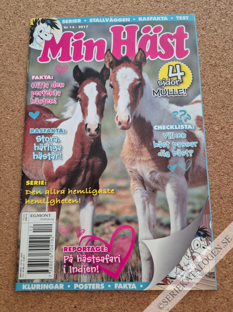 Framsida på Min häst #12 (2017)