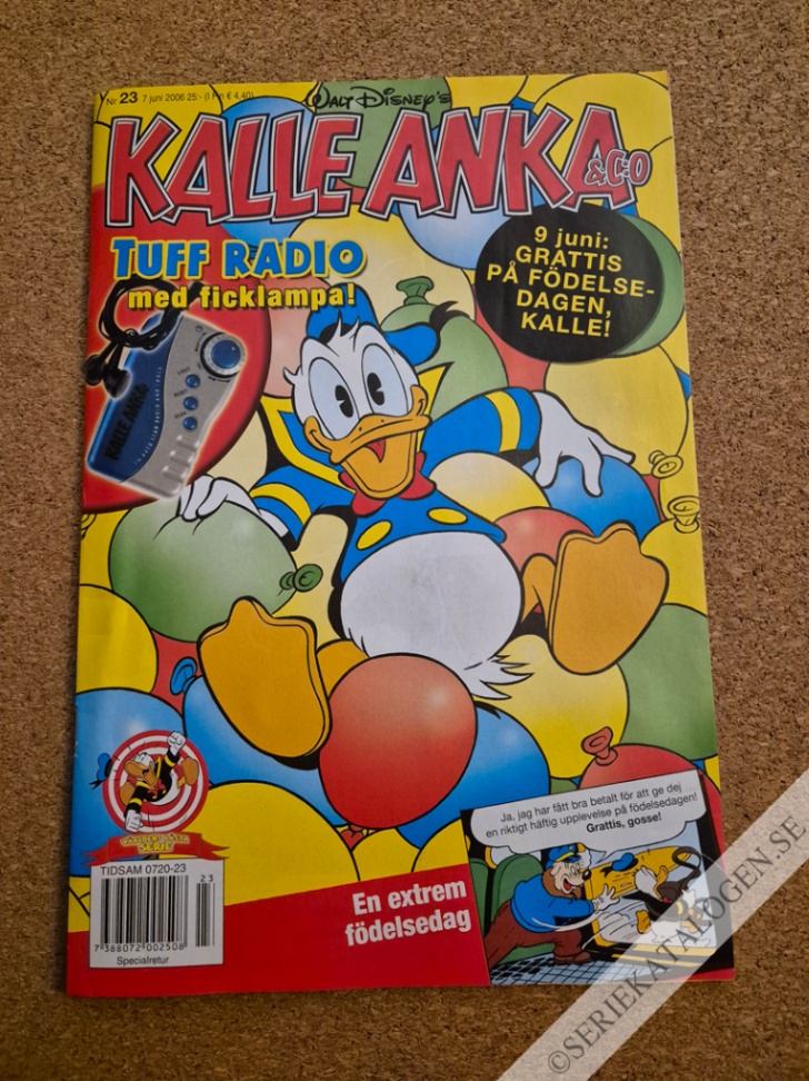 Framsida på Kalle Anka & C:o #23 (2006)