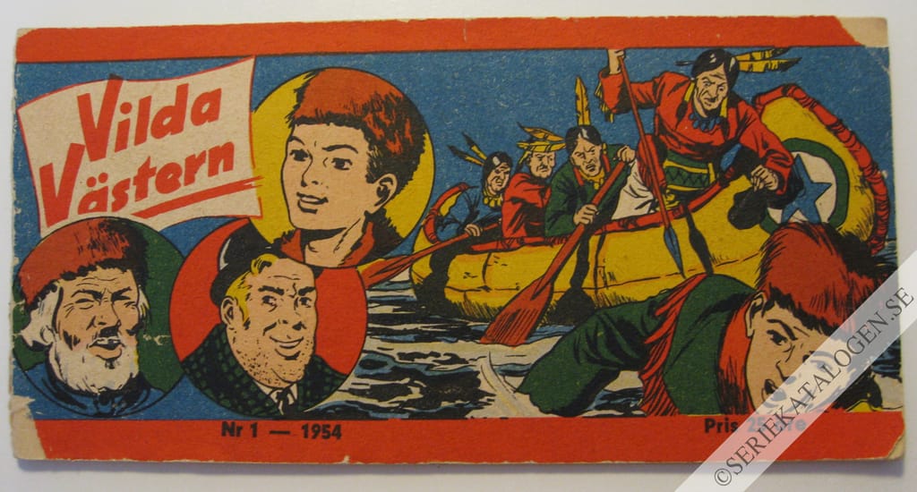 Framsida på Vilda Västern #1 (1954)