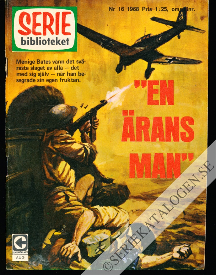 Framsida på Seriebiblioteket #16 - En ärans man (1968)
