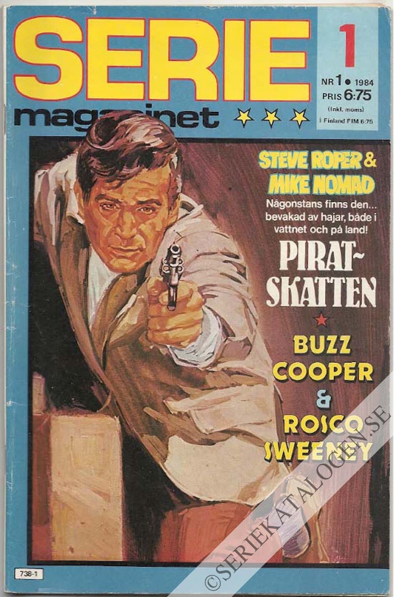 Framsida på Seriemagasinet #1 (1984)
