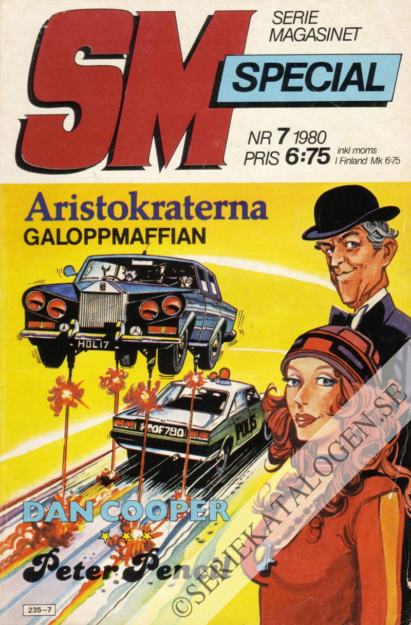 Framsida på Seriemagasinet specialalbum #7 (1980)