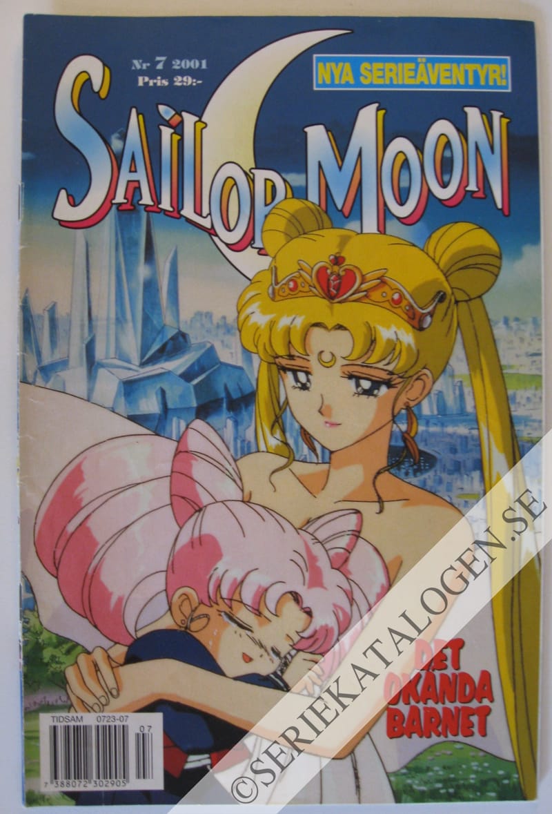 Framsida på Sailor Moon #7 - Det okända barnet (2001)