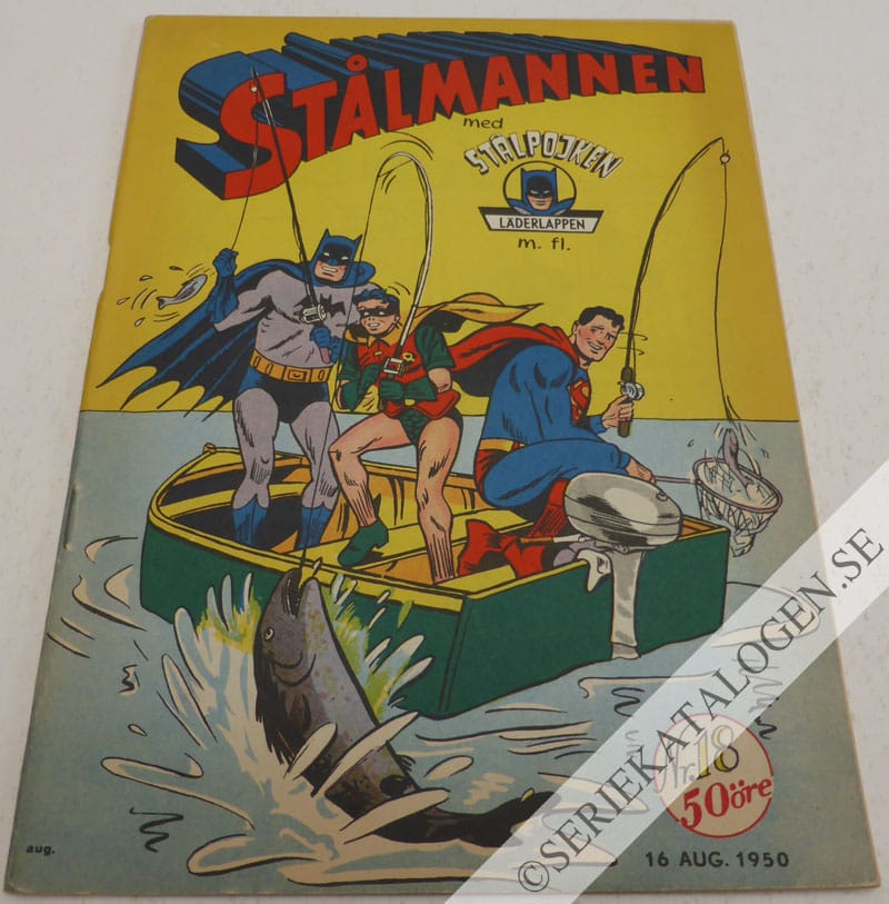 Framsida på Stålmannen #18 (1950)