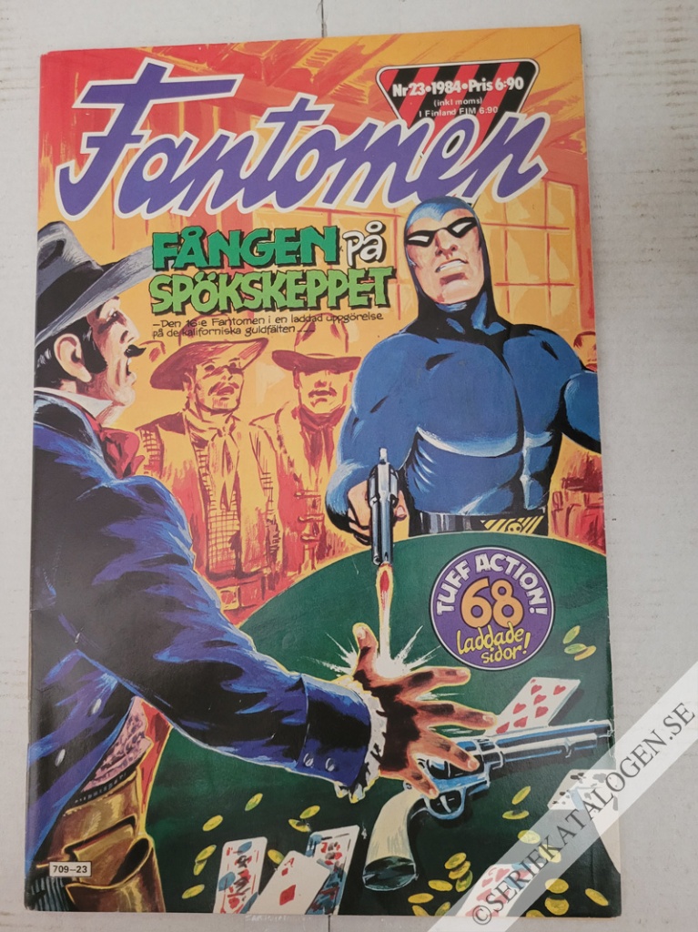 Framsida på Fantomen #23 (1984)