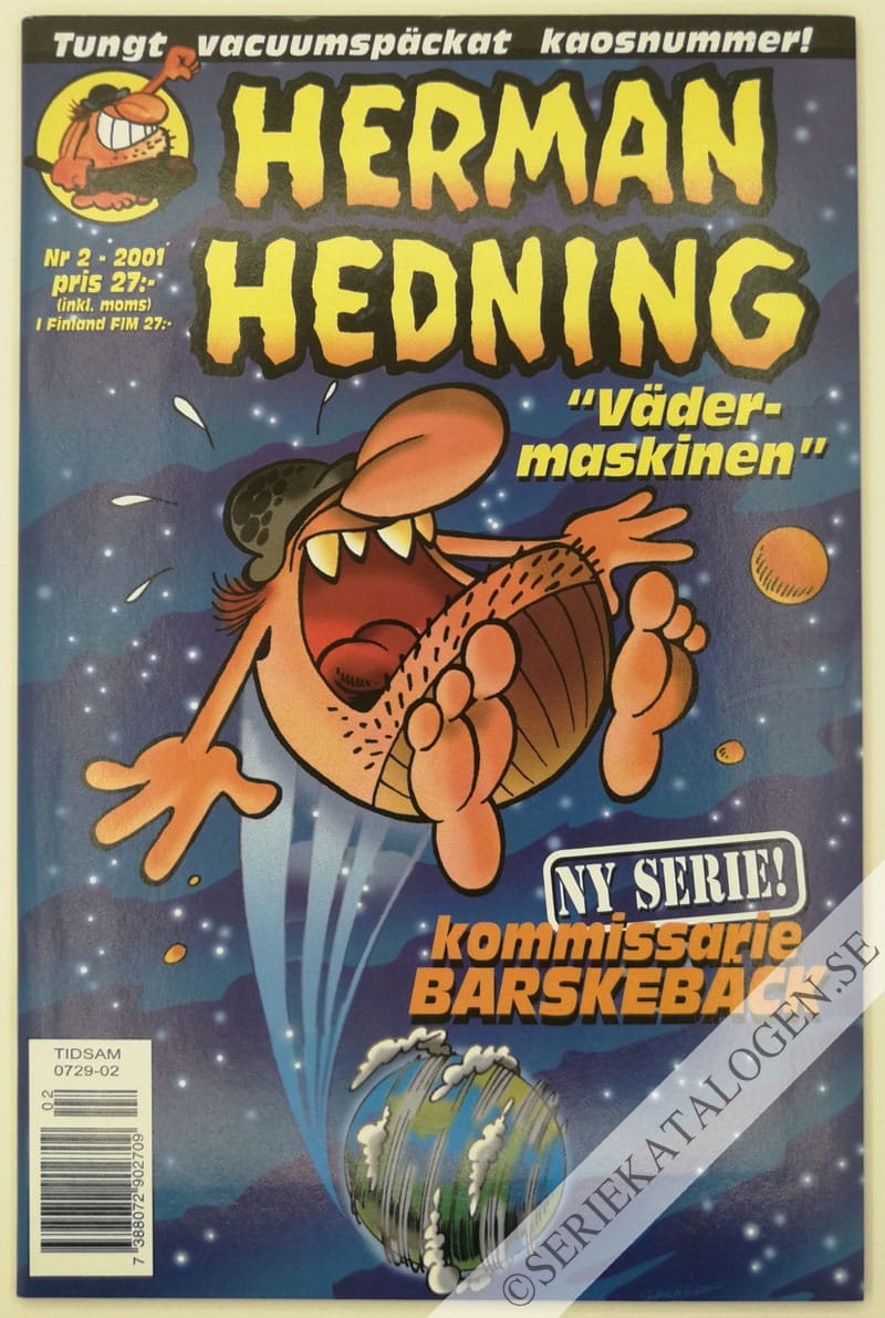 Framsida på Herman Hedning #2 (2001)