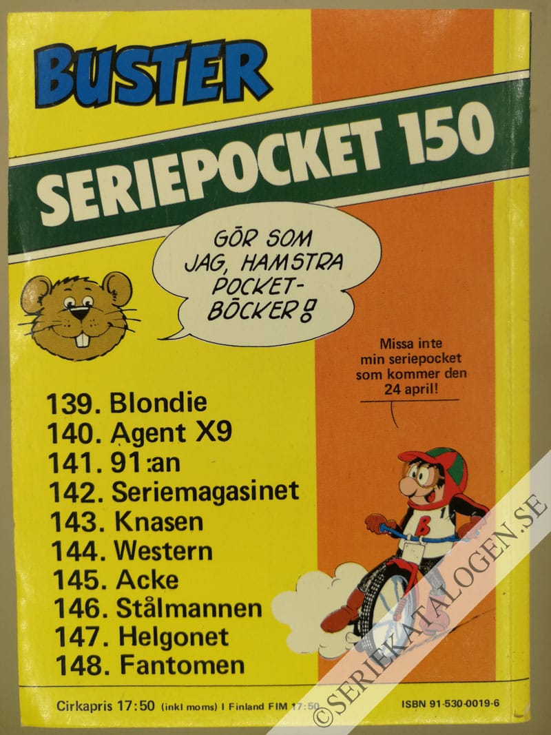 Baksida på Lilla Fridolf (1985)