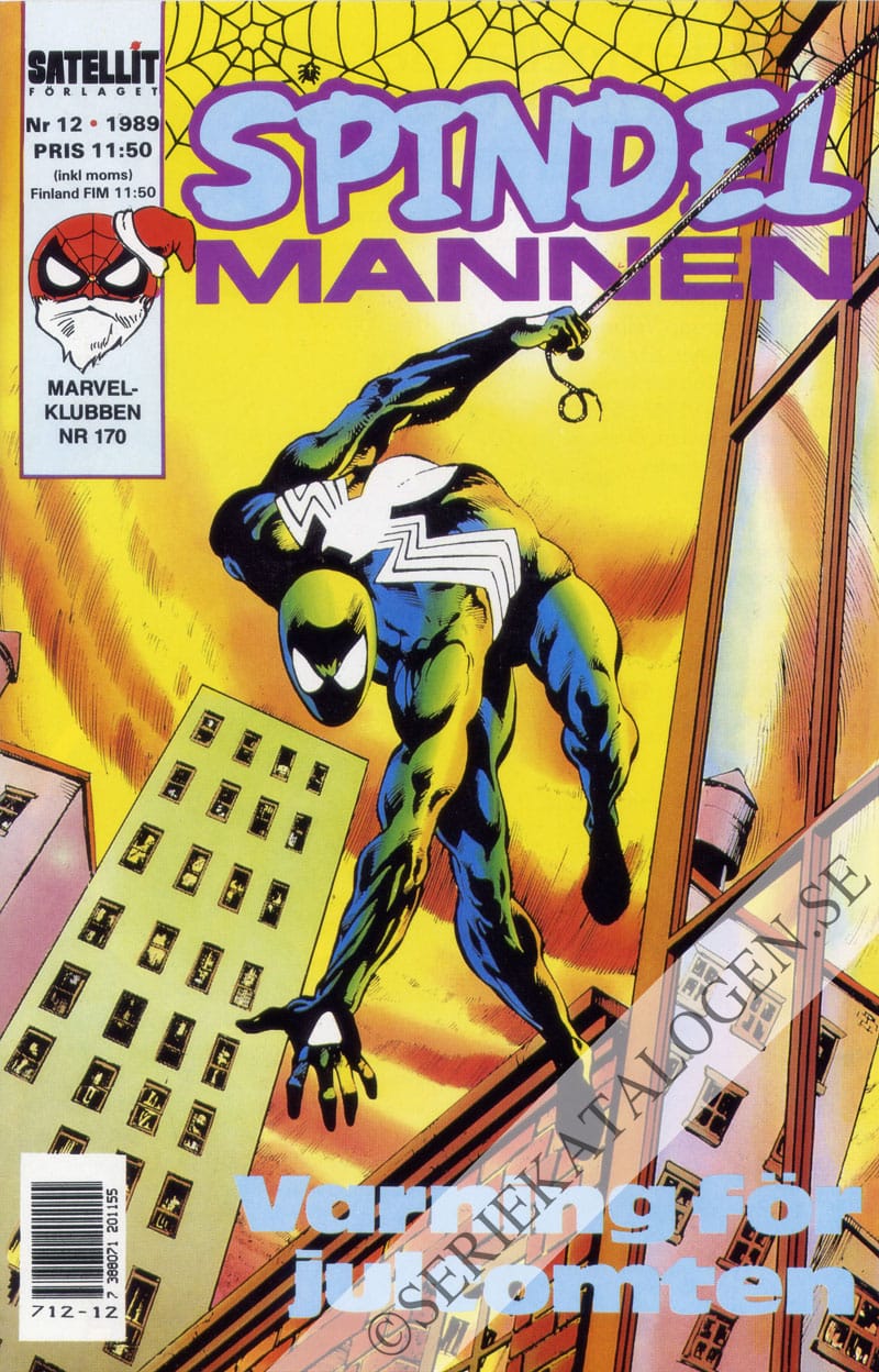 Framsida på Spindelmannen #12 (1989)