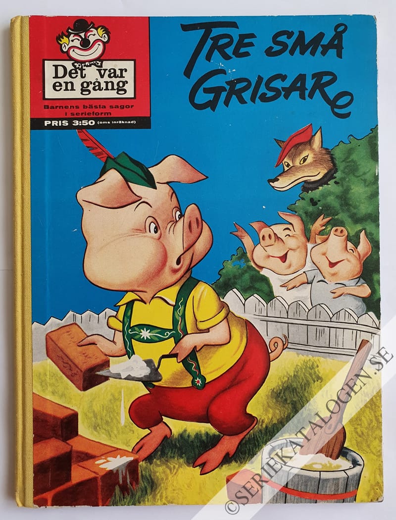 Framsida på Det var en gång Tre små grisar (1966)