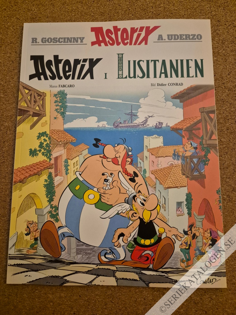 Framsida på Asterix Asterix i Lusitanien (2025)