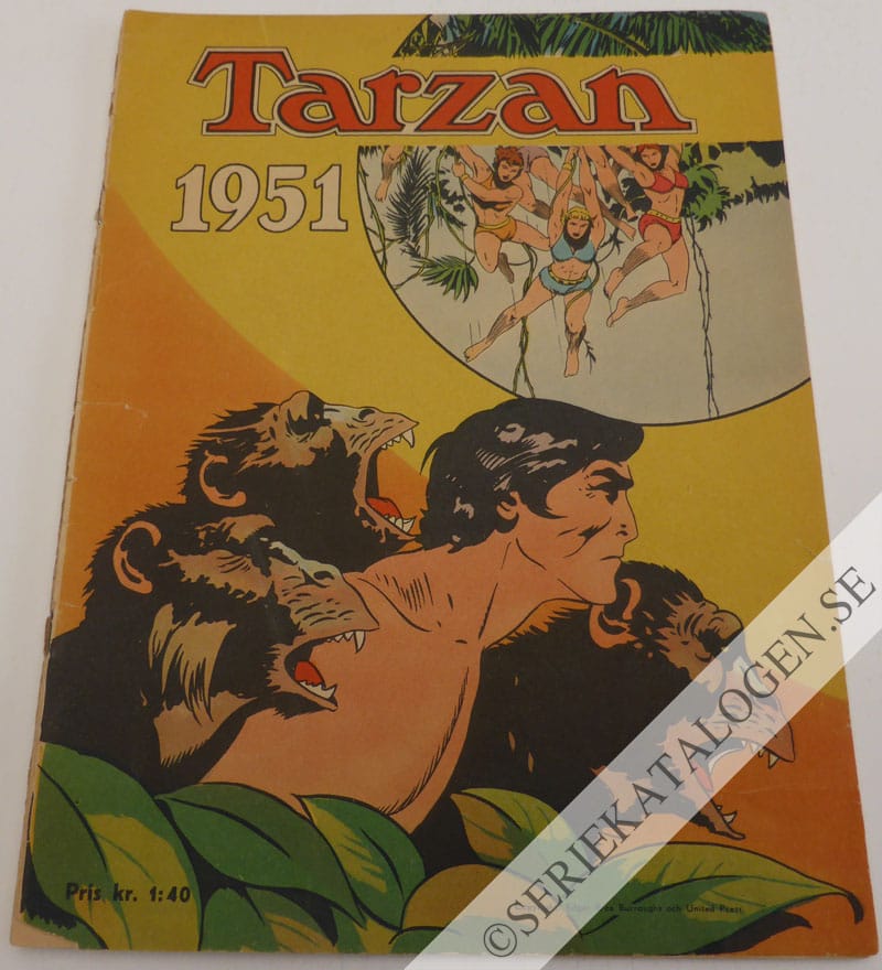Framsida på Tarzan # (1951)