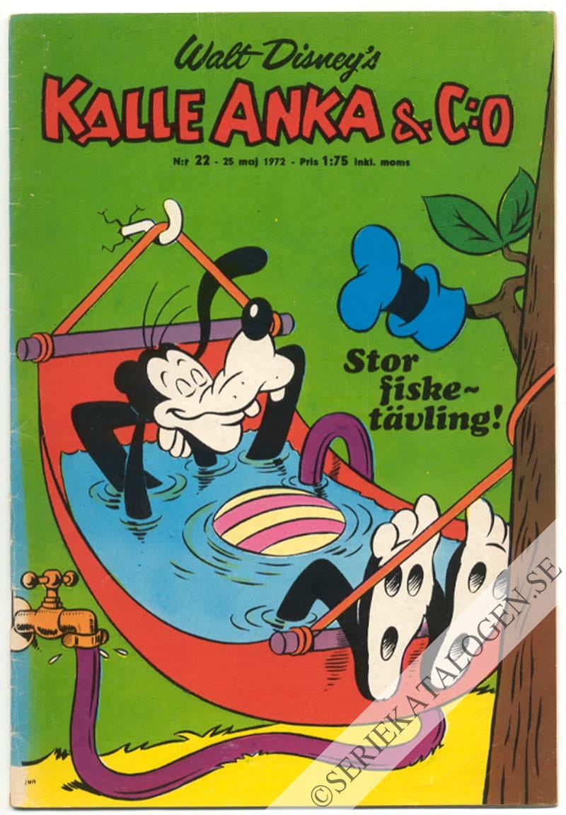 Framsida på Kalle Anka & C:o #22 (1972)