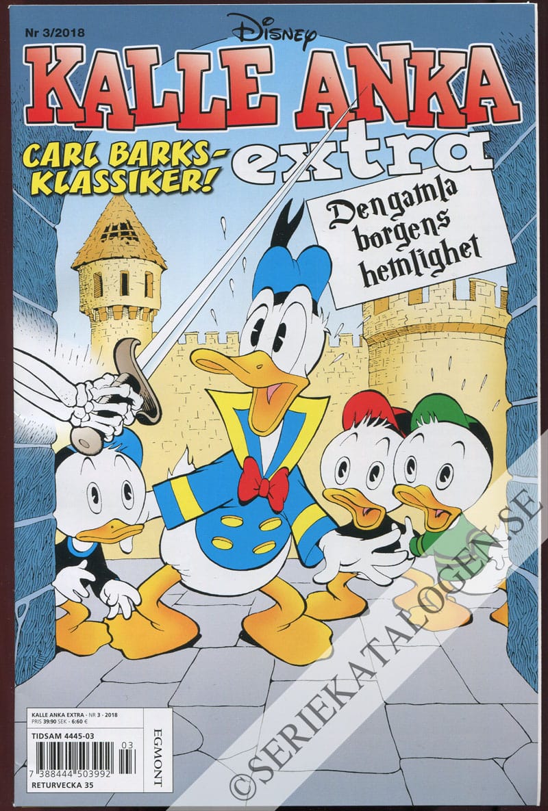 Framsida på Kalle Anka Extra #3 (2018)