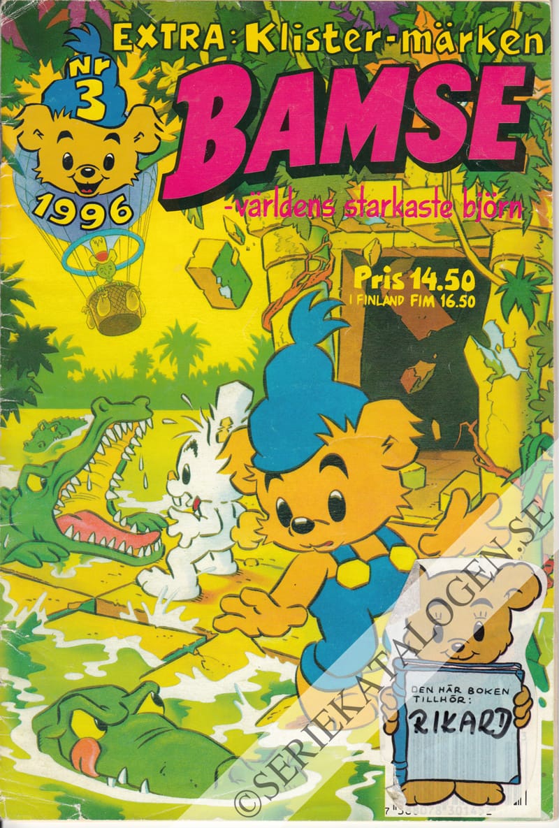 Framsida på Bamse #3 (1996)