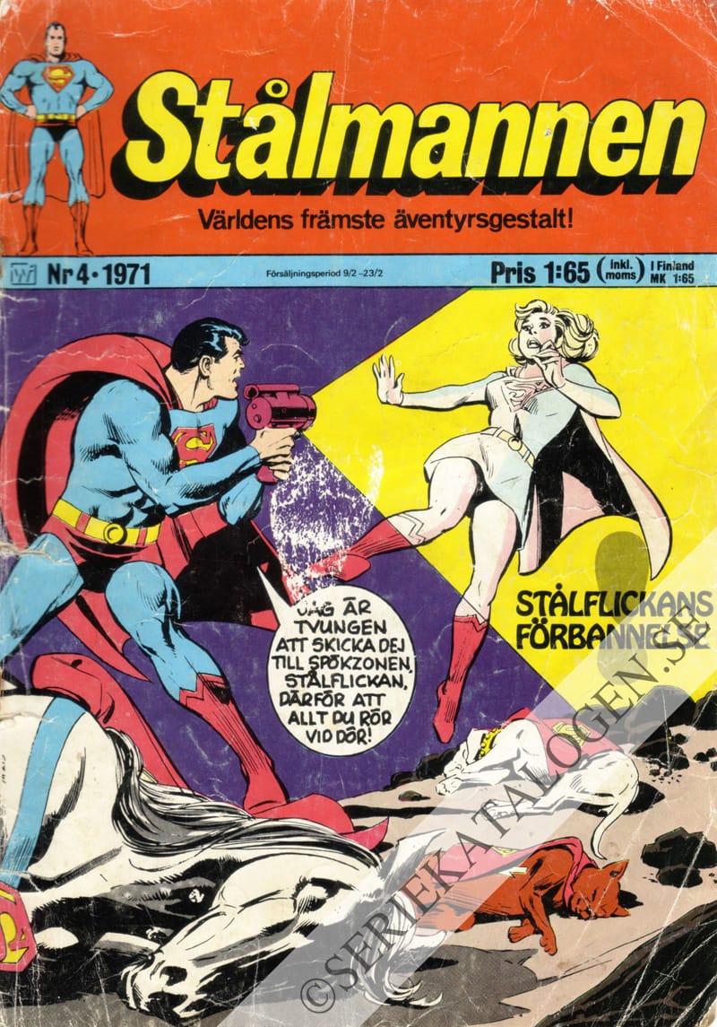 Framsida på Stålmannen #4 (1971)